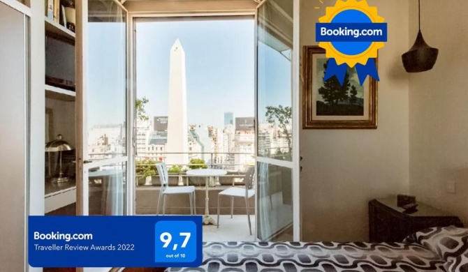 Penthouse frente al Obelisco con terraza