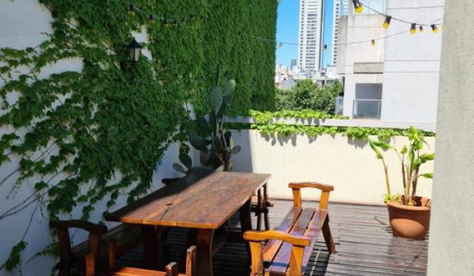 HERMOSO TRIPLEX EN PALERMO HOLLYWOOD Con PARRILLA